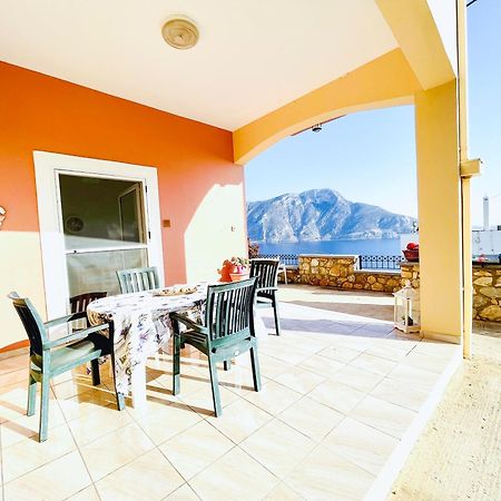 Kalymnos Skalia Mountain-Sea Villa Oda fotoğraf