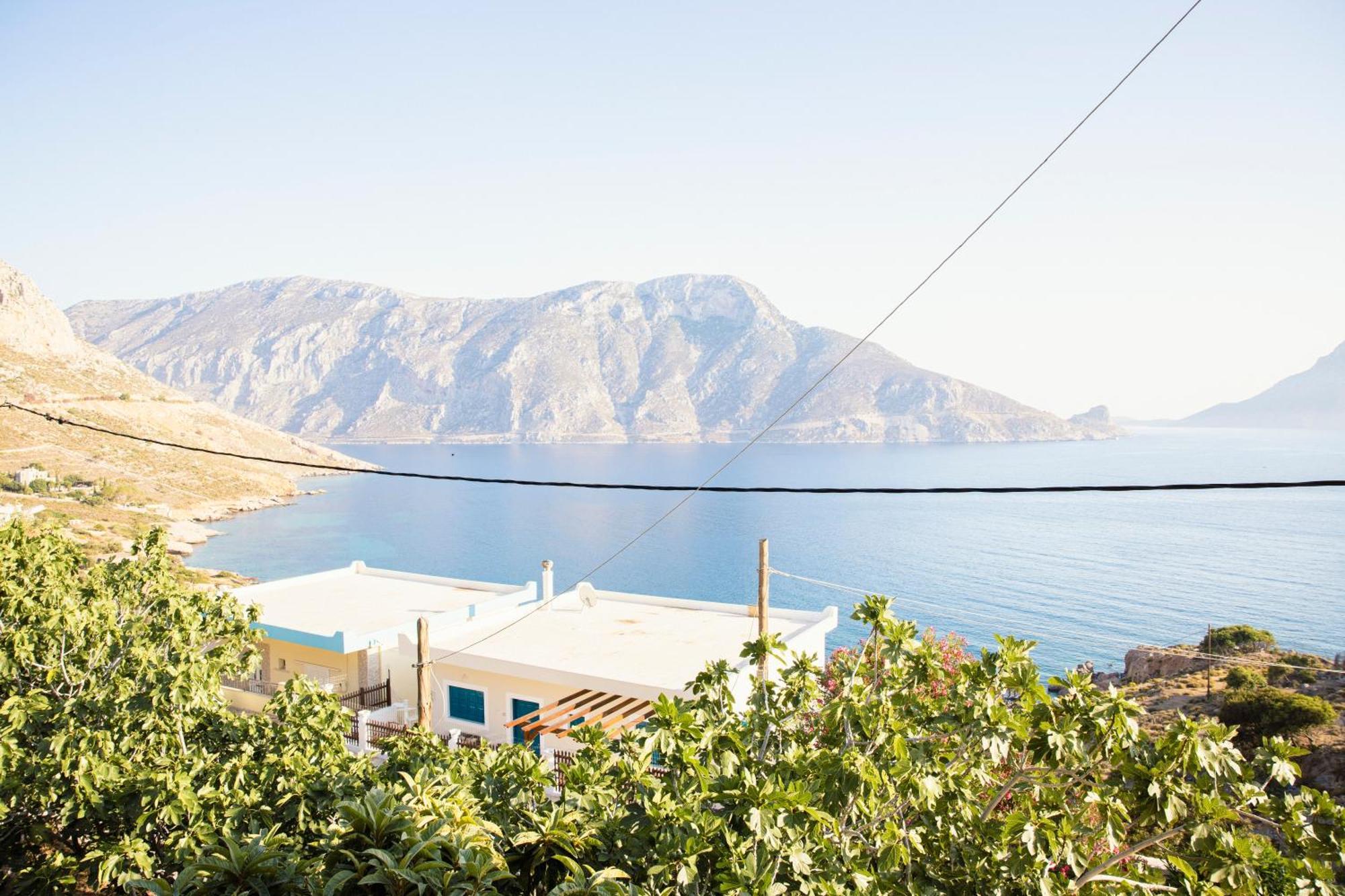 Kalymnos Skalia Mountain-Sea Villa Oda fotoğraf
