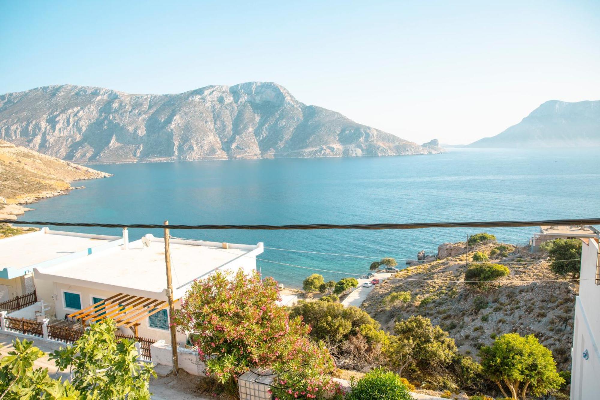 Kalymnos Skalia Mountain-Sea Villa Oda fotoğraf